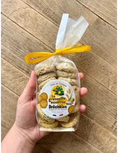 Biscuits Drêchkies aux Drêches de Brasserie – Comté, Ail & Ciboulette | La Grenouille Assoiffée