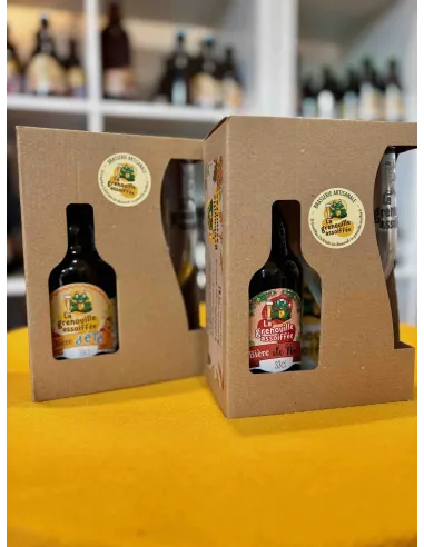 Coffret bière solo 1x33cl + 1 verre