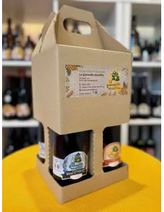 coffret bière artisanale 3x75cl + verre à bière