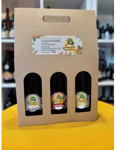 coffret bière artisanale 3x75cl + verre à bière 2