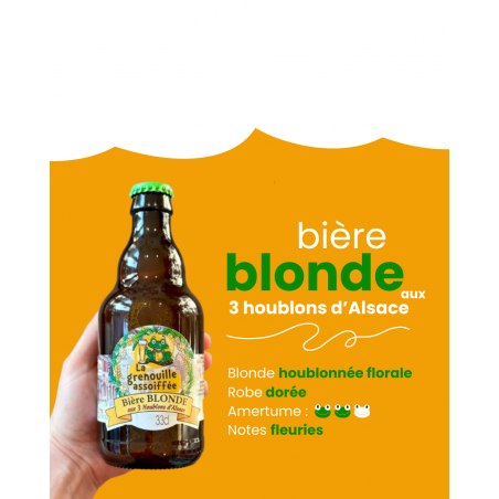 Bière blonde aux trois houblons d'Alsace 3