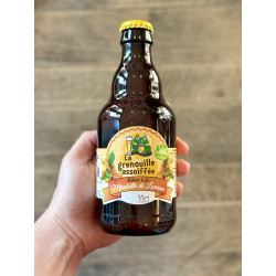 Bière Blonde au Jus Concentré de Mirabelles – Robe Dorée & Saveurs Fruitées | La Grenouille Assoiffée