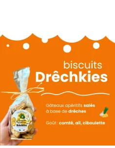 Biscuits Drêchkies aux Drêches de Brasserie – Comté, Ail & Ciboulette | La Grenouille Assoiffée 2